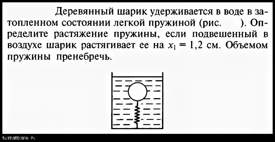 Плотность деревянного шара. Шарик на нити прикреплён к пружине. Шарик на пружине погрузили в воду. Сила натяжения нити шарика в воде. Деревянный шар привязан нитью ко дну цилиндрического.