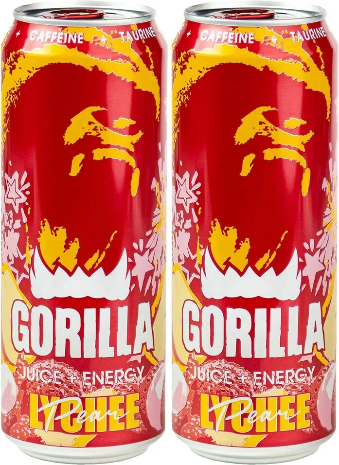 Energy gorilla 450мл. Горилла личи груша. Напиток энергетический gorilla 0,45 ж/б. Горилла личи груша энергетик. Gorilla lychee энергетик.