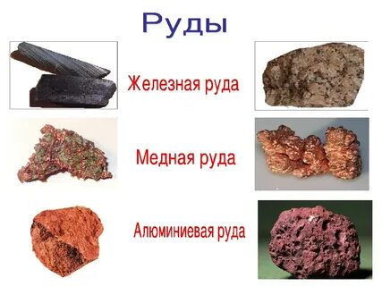 Полезные ископаемые из которых выплавляют металлы