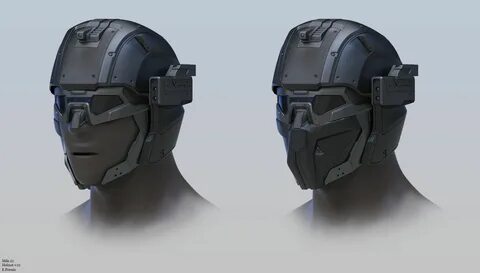 ArtStation - The concept design helmet for Mile 22, Eduard Pronin Helmet Ar...