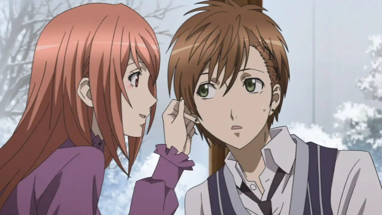 Zetsuen no tempest. Буря потерь махиро и айка. аниме zetsuen no tempest поцелуй. zetsuen no tempest ёшино и хаказе.