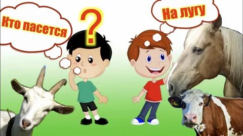 Кто пасется на лугу