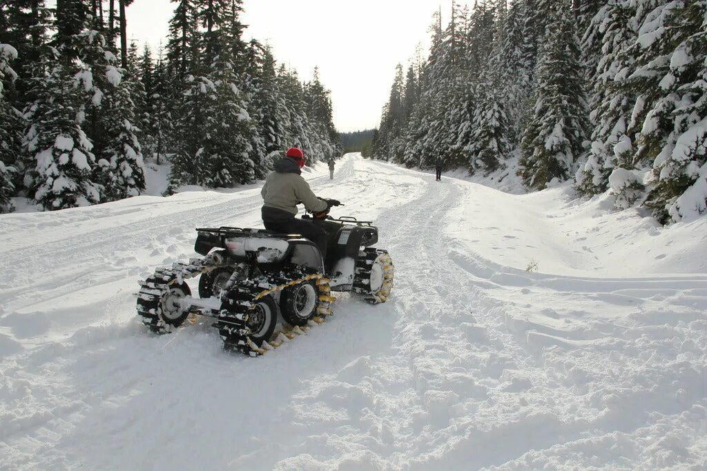 Snow track. Traxion ad Boivin atv. Big atv Snow track. Трек для квадроциклов на даче. Tracked atvs