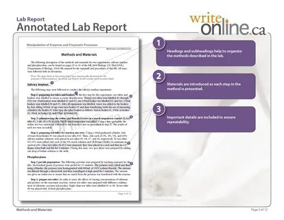 To write a successful scientific report you need to be clear about what you...