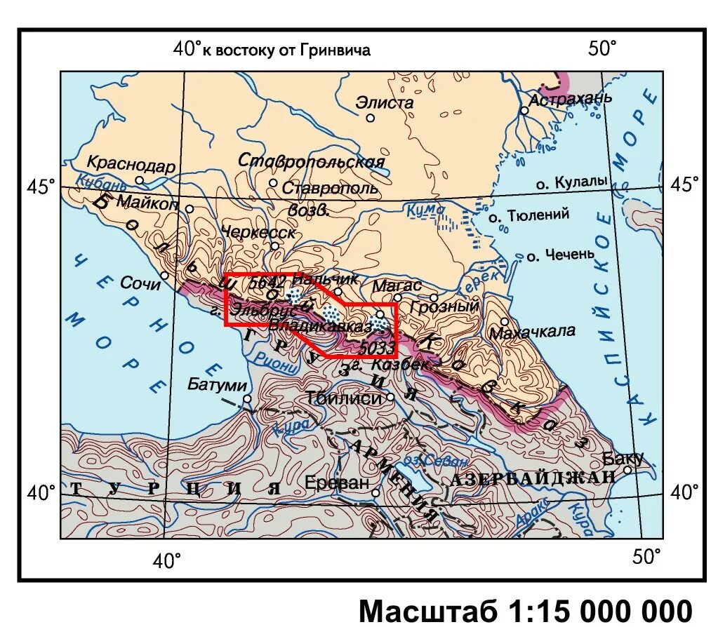 Эльбрус на карте Кавказа. Кавказ гора Эльбрус на карте России. Гора Эльбрус на карте Кавказа. Где находятся кавказские горы Эльбрус на карте России. Кавказ на карте евразии