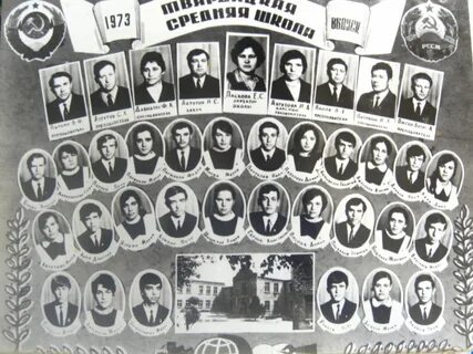 Школа выпуск 1973