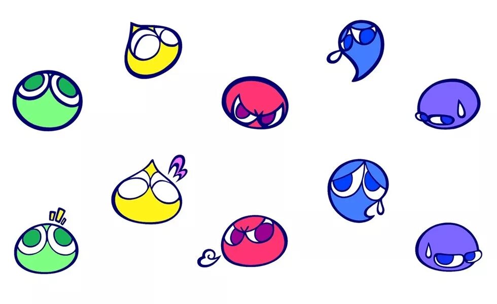 Puyo Pop Fever Town Art. Puyo Puyo Pop. Puyo Puyo Fever Puyos.