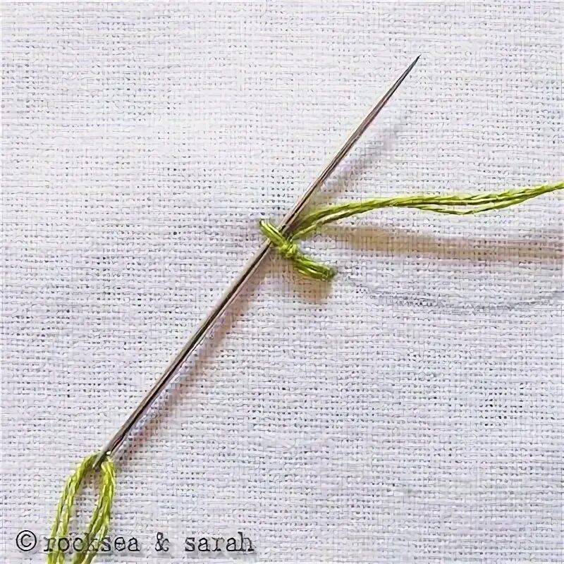 Needle out