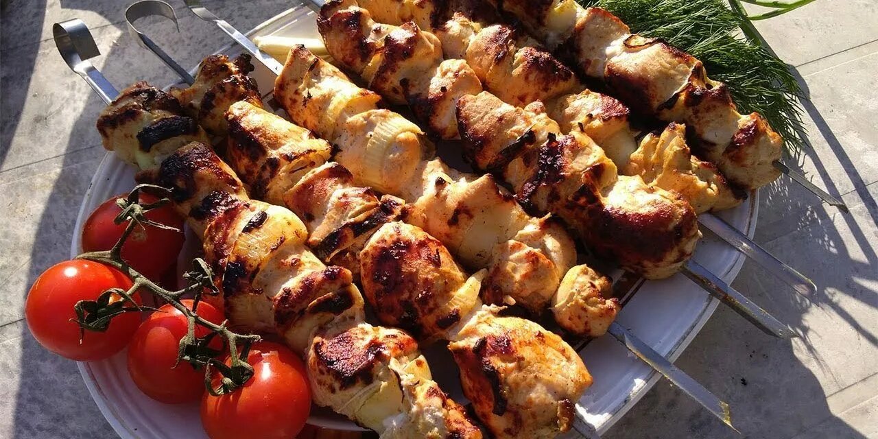 Рецепт шашлыка из филе курицы на мангале