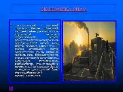 Экономика янао