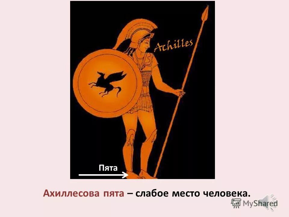 Ахиллесова пята это. Ахиллесова пята это