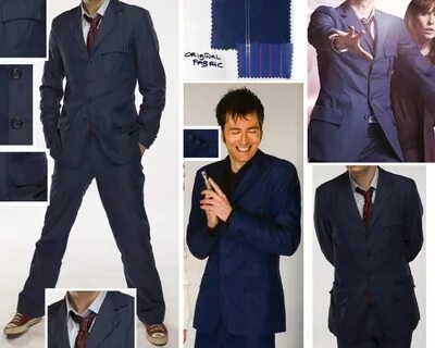 Reference for future cosplay - Ten's blue suit 10th Doctor Cosplay, Do...