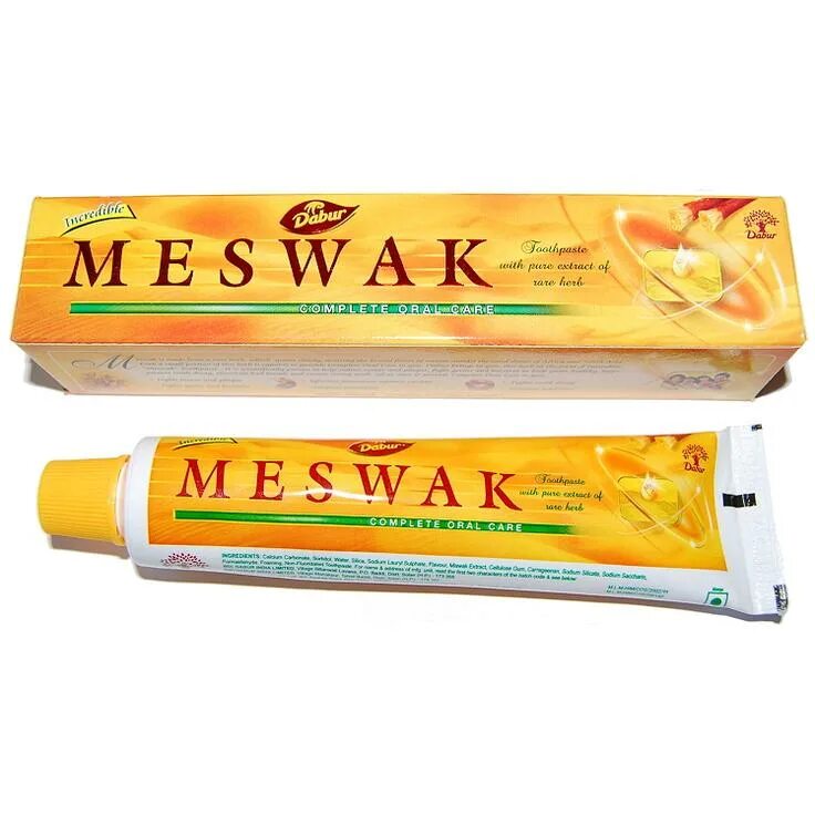 Аюрведическая паста. Зубная паста Dabur Meswak 100г. Miswak Dabur зубная паста. Мисвак зубная паста Дабур 100. Индийская зубная паста Ayurveda.