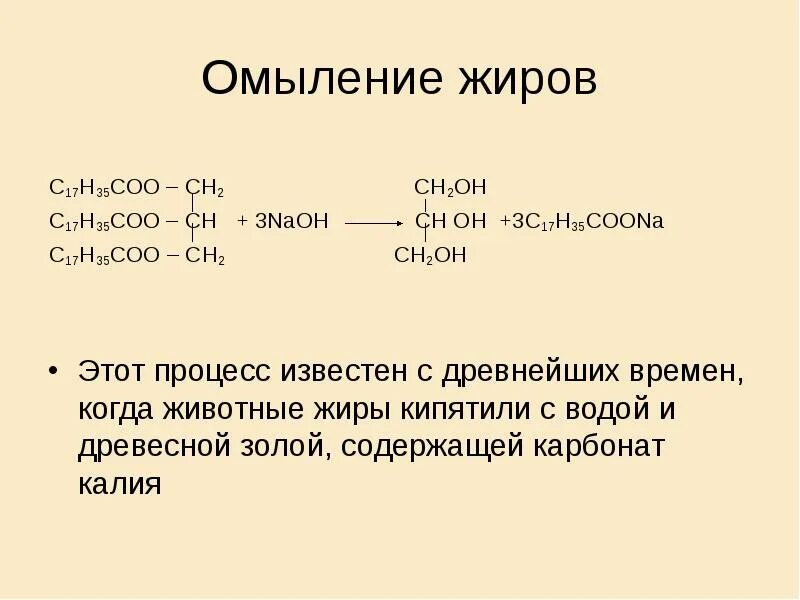 Гидролиз твердого мыла. Что такое омыление в химии формула. Гидролиз твердого мыла. Уравнение реакции получения мыла из жира. Мыла это натриевые и калиевые соли высших карбоновых кислот.