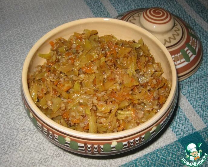 Гречка с тушеной капустой: вкусно и без мяса Еда, Рецепты еды, Веганское питание