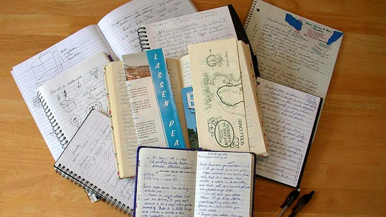 Now write in your notebooks