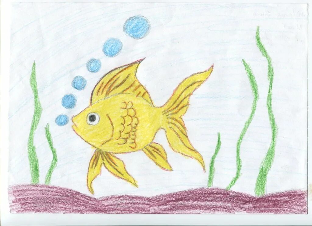 Детские рисунки на свободную тему. Рисование рыбки. Рисование Золотая рыбка. Рисунки на изо свободная тема. Золотая рыбка 2 5