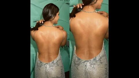 Bollywood actress Priyanka Chopra flaunts her sexy back in one of her lates...