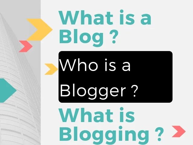 What is a blog. Who is blogger. what is blogging. what is a blog are you a blogger.