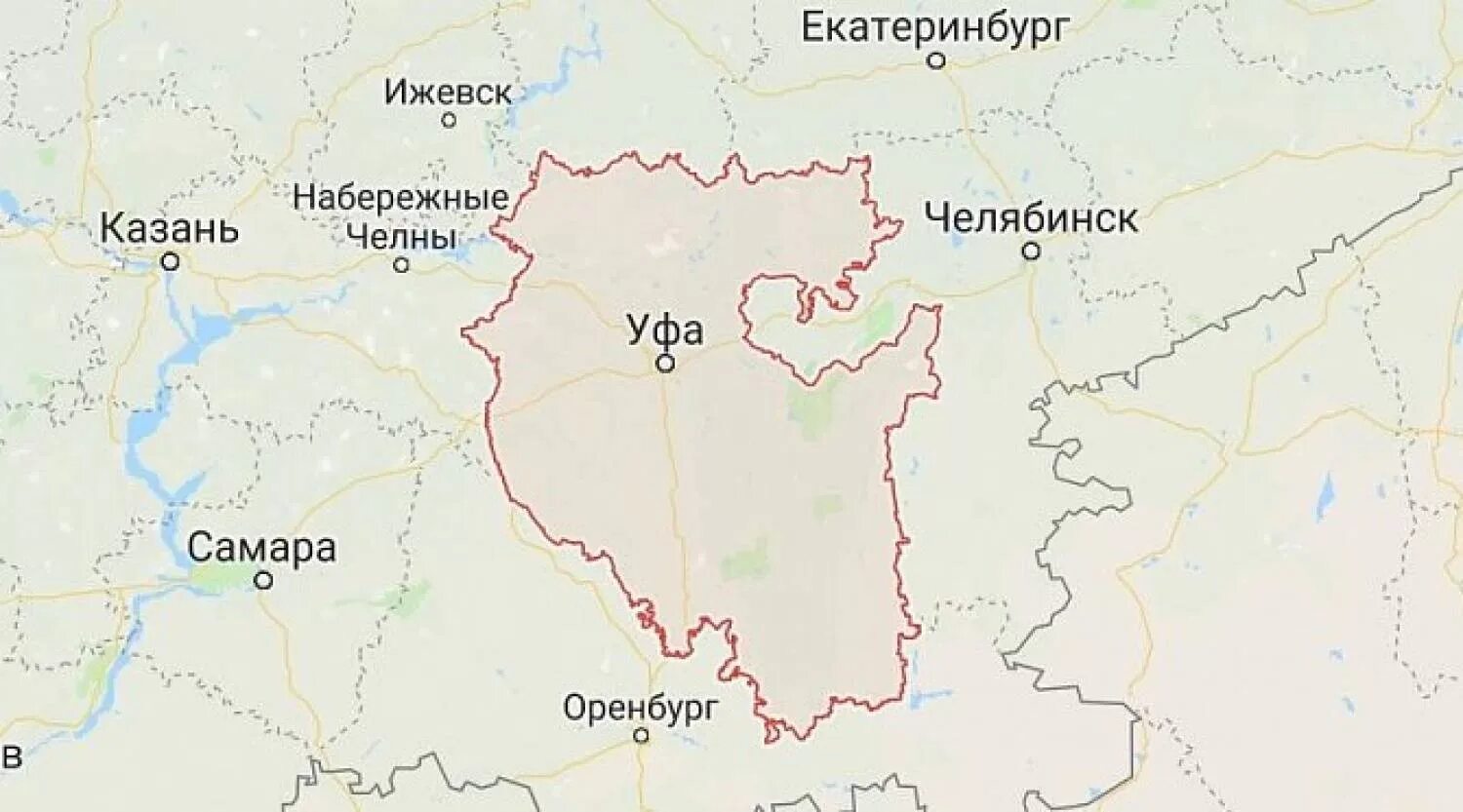 Ближайшие к уфе