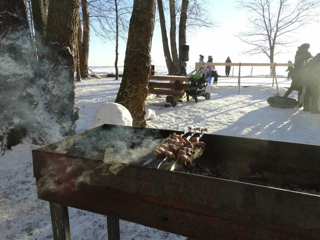 Шашлык на финском заливе