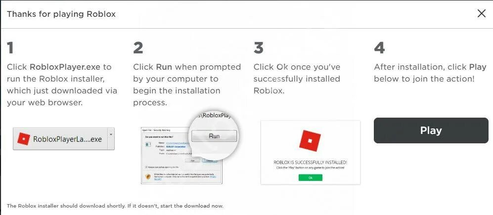 Robloxplayer exe download. ROBLOXPLAYER.exe. Roblox Player exe. Roblox Player Run. Roblox is successfully installed.