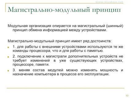 Принцип модульной архитектуры
