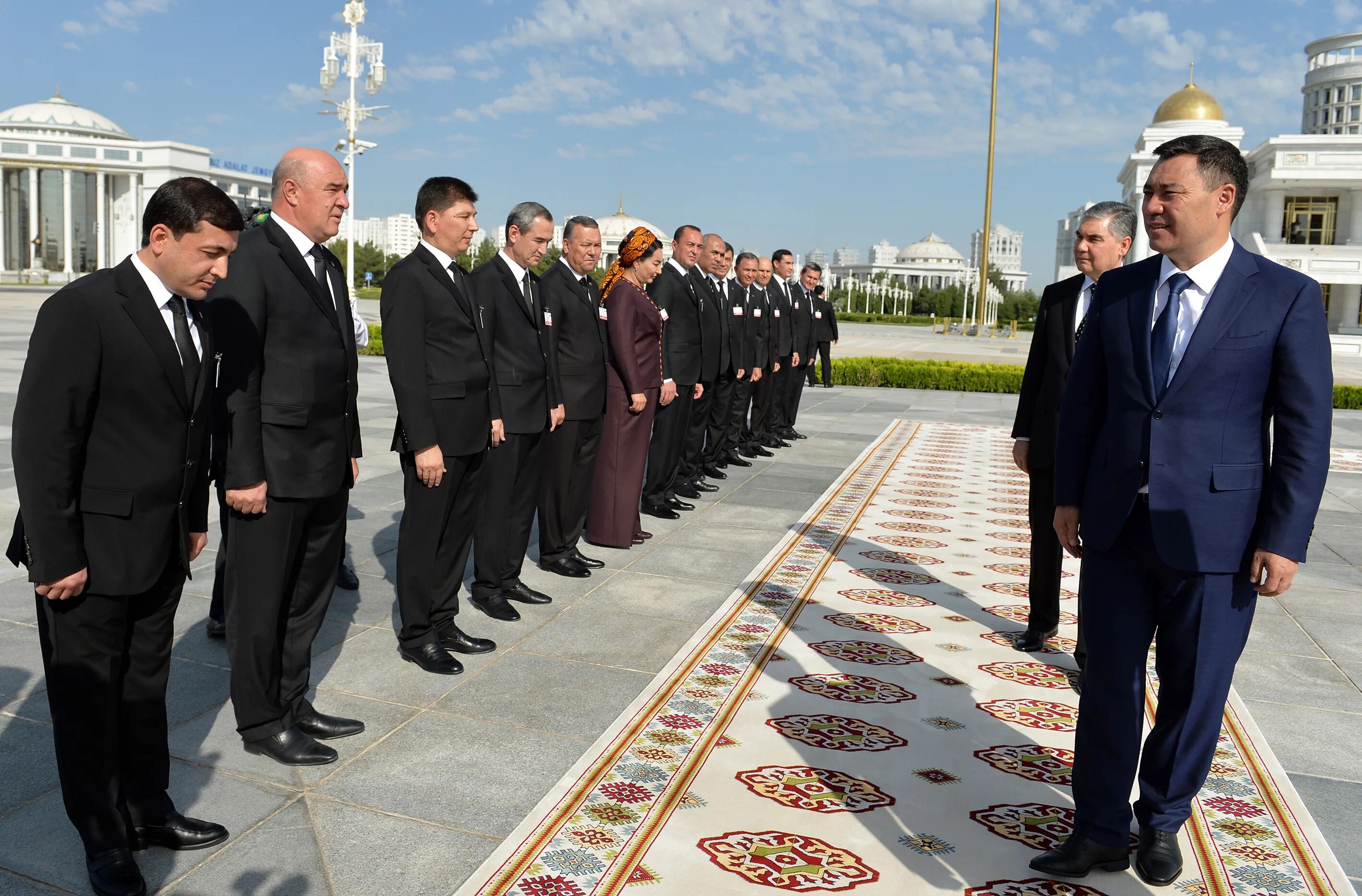 Визит в центральную азию