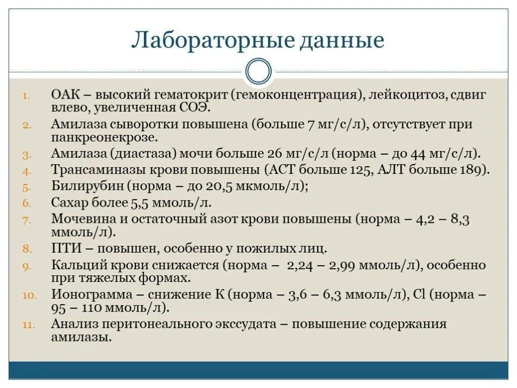 Диастаза мочи норма у взрослых