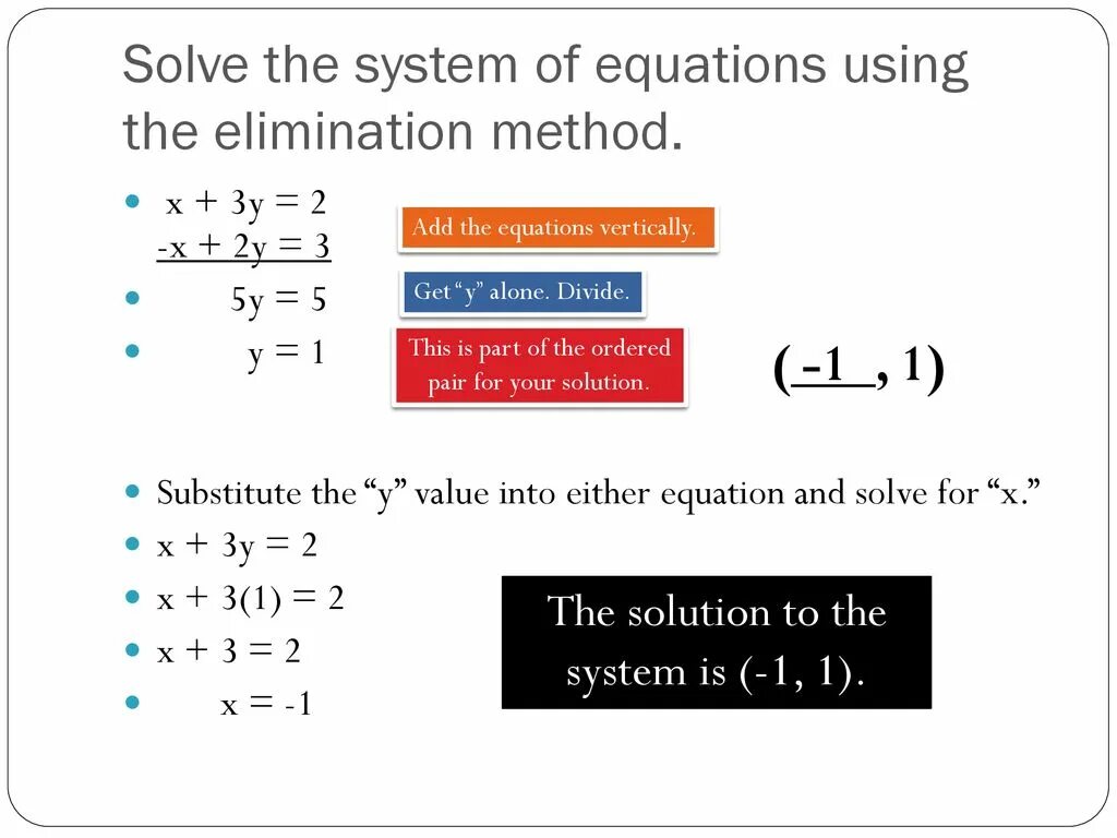 Will solve