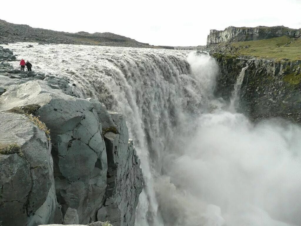 Водопад Деттифосс Исландия. Водопад Деттифосс (Dettifoss),. Деттифосс — самый мощный водопад Европы. Водопад Деттифосс Исландия фото. Большой водопад в европе