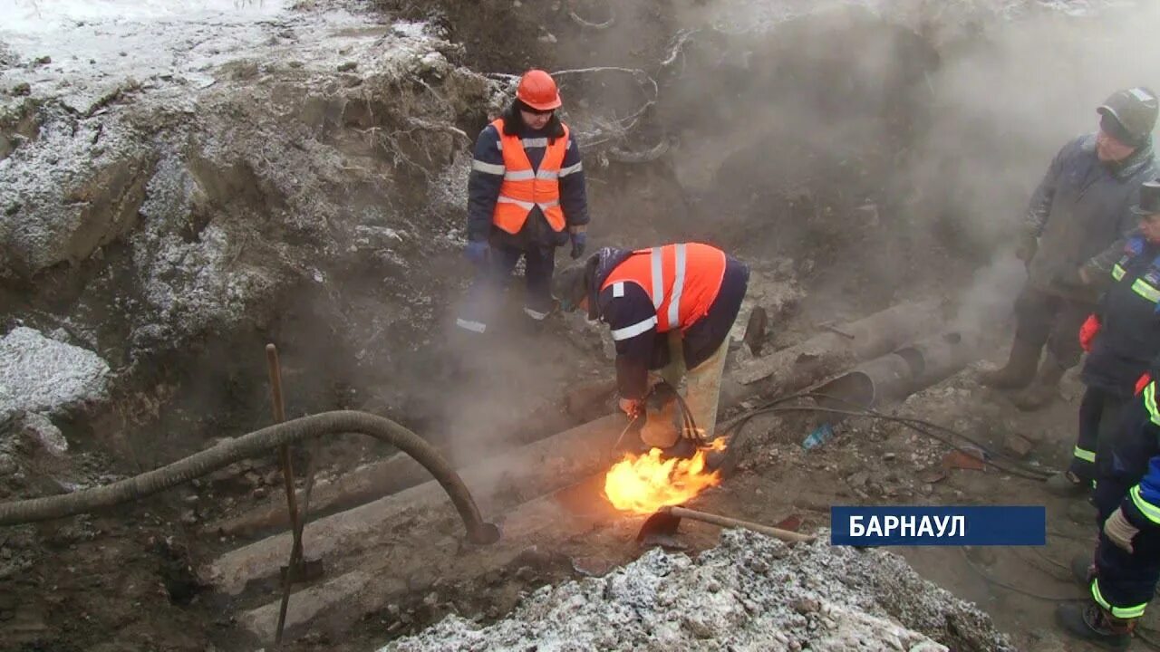 Липецк прорыв теплотрассы