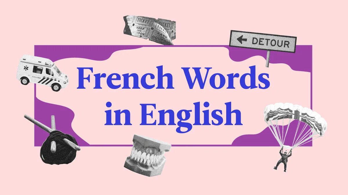 French story. French Words in English. French Words. French to English Words.