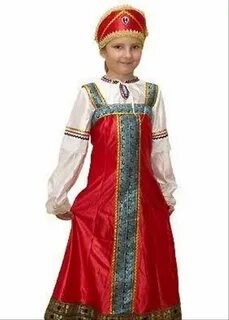 Русский костюм для детей распечатать