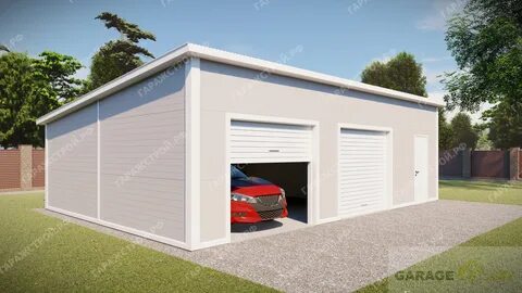 Гараж из сэндвич панелей на 2 машины