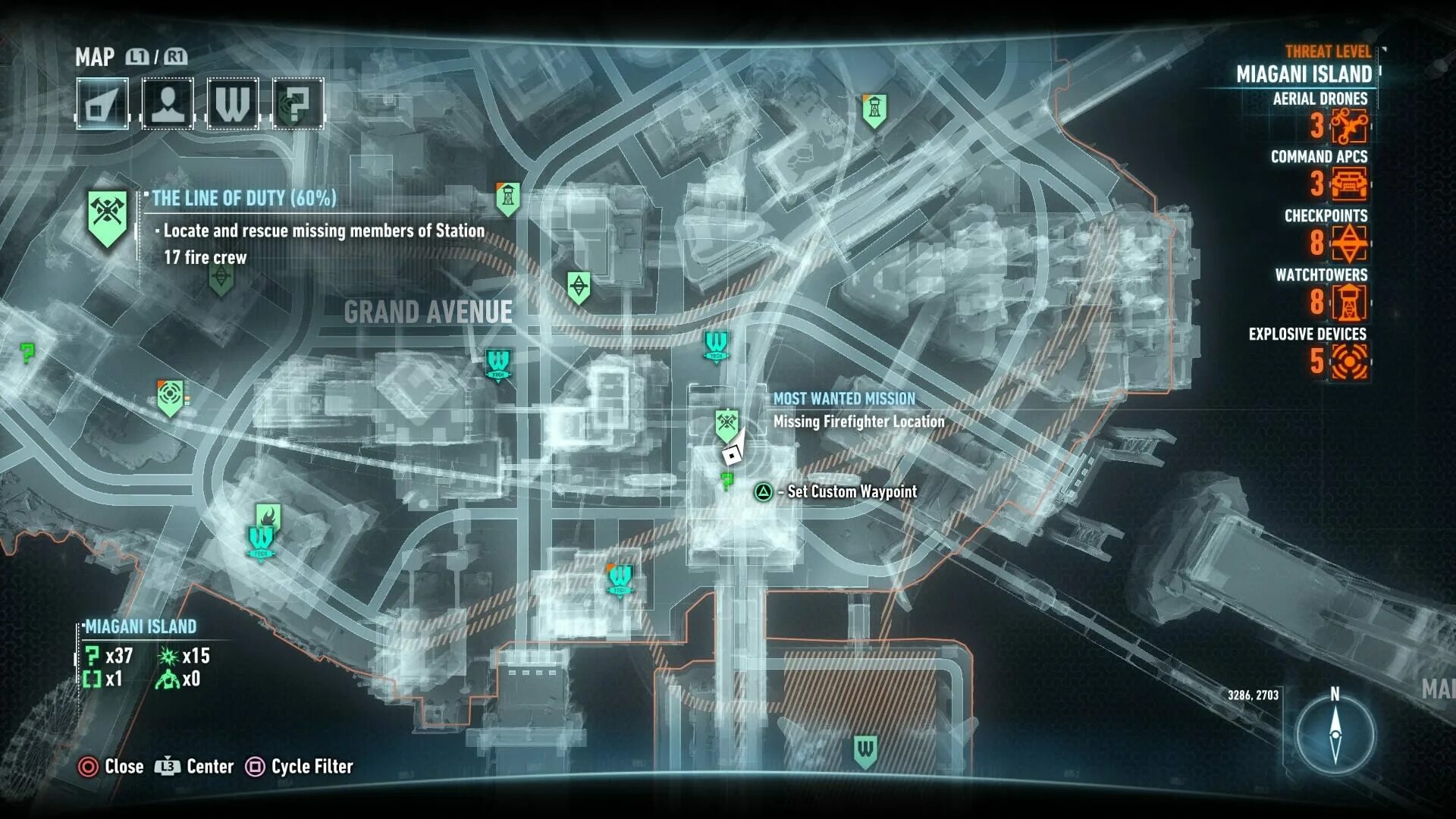 Бэтмен аркхем кнайт остров миагани блокпосты. Остров миагани блокпосты batman arkham knight. Бэтмен аркхем кнайт король дороги карта. Король дороги остров миагани. Блокпосты миагани.