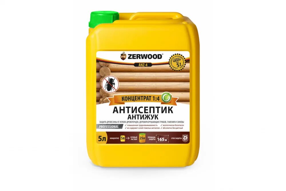 Антижук для древесины. ЗЕРВУД Антижук. Антисептик ANR-9 (5л) "ZERWOOD" AKN. Антисептик Антижук ЗЕРВУД. Пропитка Антижук 10л.