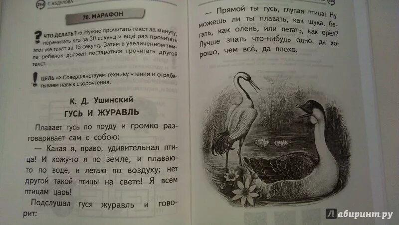 Произведение ушинского гуси. Гусь и журавль Ушинский. К.Д.Ушинский Гусь и журавль. Сказка Гусь и журавль Ушинский. Ушинский гуси.