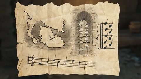 Hogwarts Legacy Solved By the Bell Music Map.