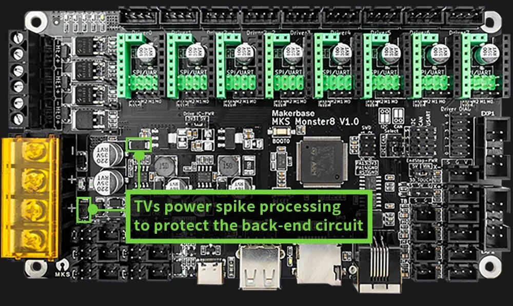 MKS ts35 v2.0 новая Прошивка. MKS Monster 8 v2 схема подключения.