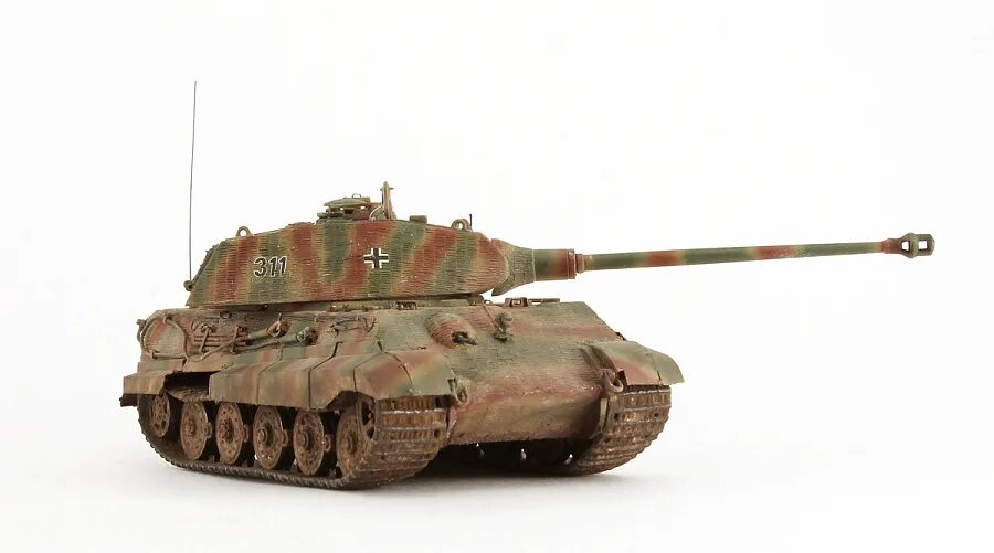 Takom tiger. Королевский тигр с циммеритом сборная модель. циммерит на пантерах. 182-tiger(p).