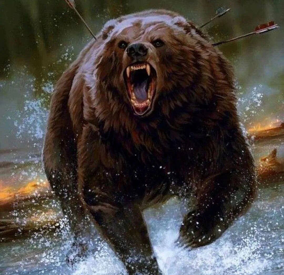 Медведь Гризли злой. Грозный медведь Гризли. Медведь рычит. Свирепый медведь.