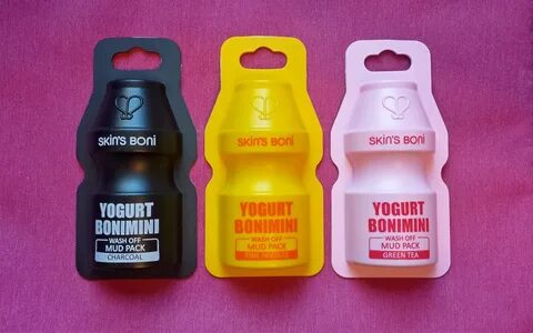 Skin's Boni Yogurt Bonimini Wash Off Mud Pack Review.