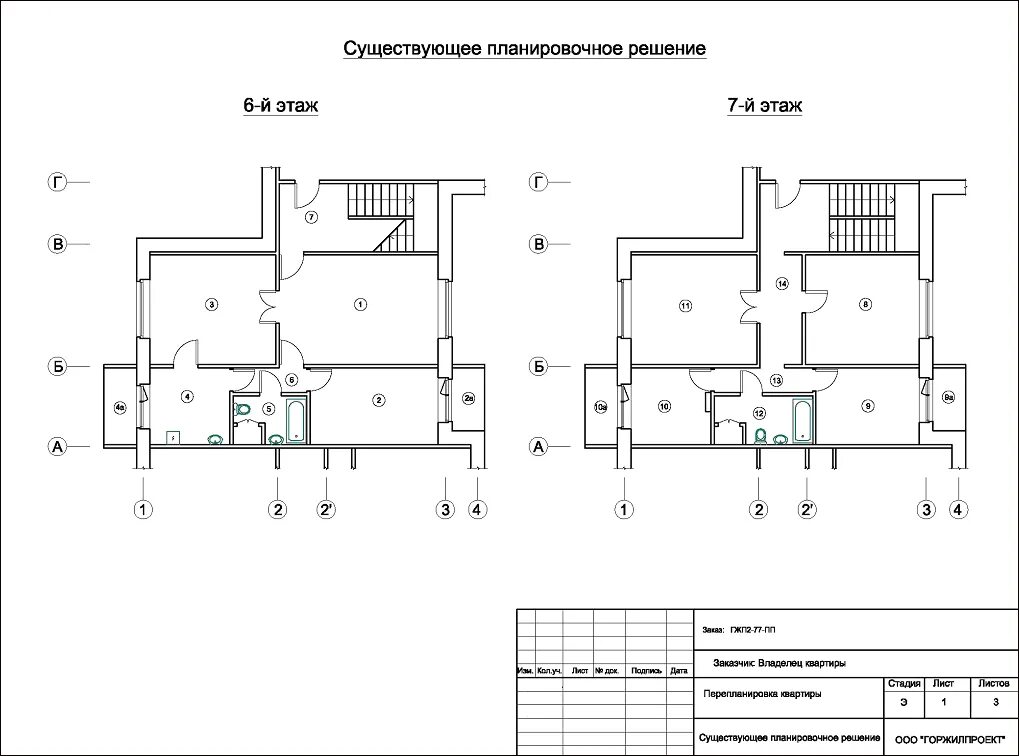 Заказать проект перепланировки нежилого помещения в Москве Кристон Кадастр