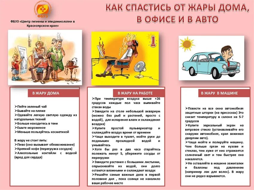 Как спастись от жары. Как с пасти ь от жары дома. как спастись в жару. спасаемся от жары памятка.