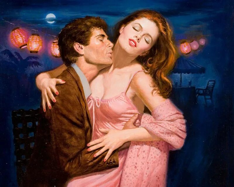 Изображение романтических чувств между персонажами. Картина влюбленные. Пара на закате. Романтические картинки о любви. Эд тадиелло художник картины.