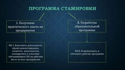 Программа стажер