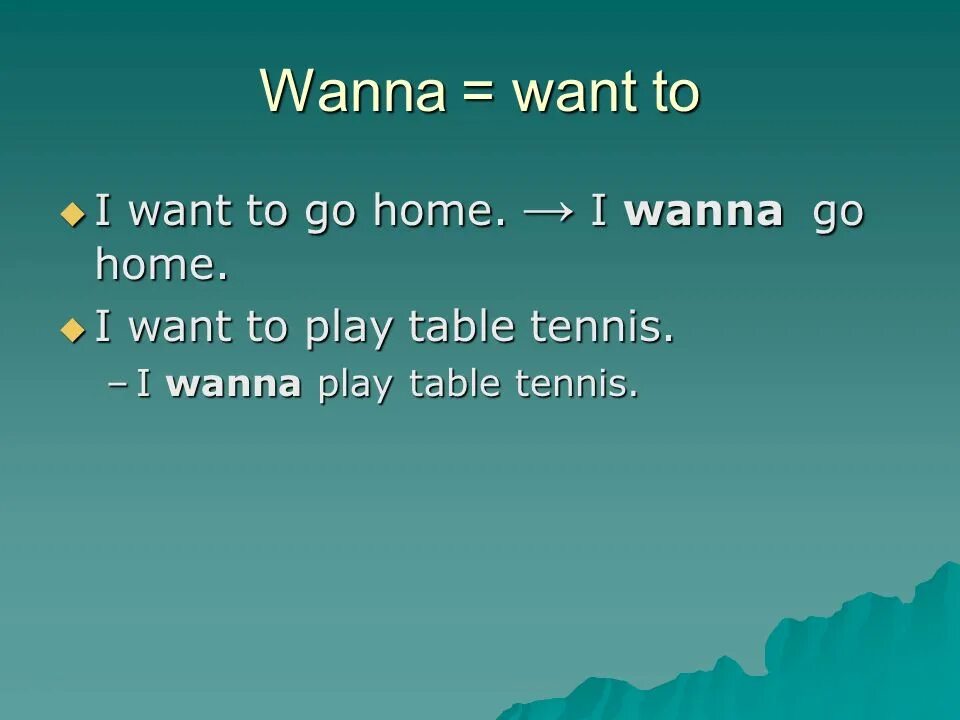 Are going to want to. Wanna. want to wanna. want to сокращение. wanna и want разница.