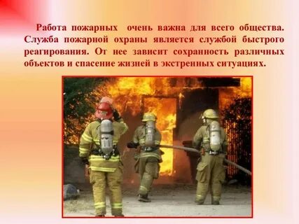 Виды служб пожарной охраны