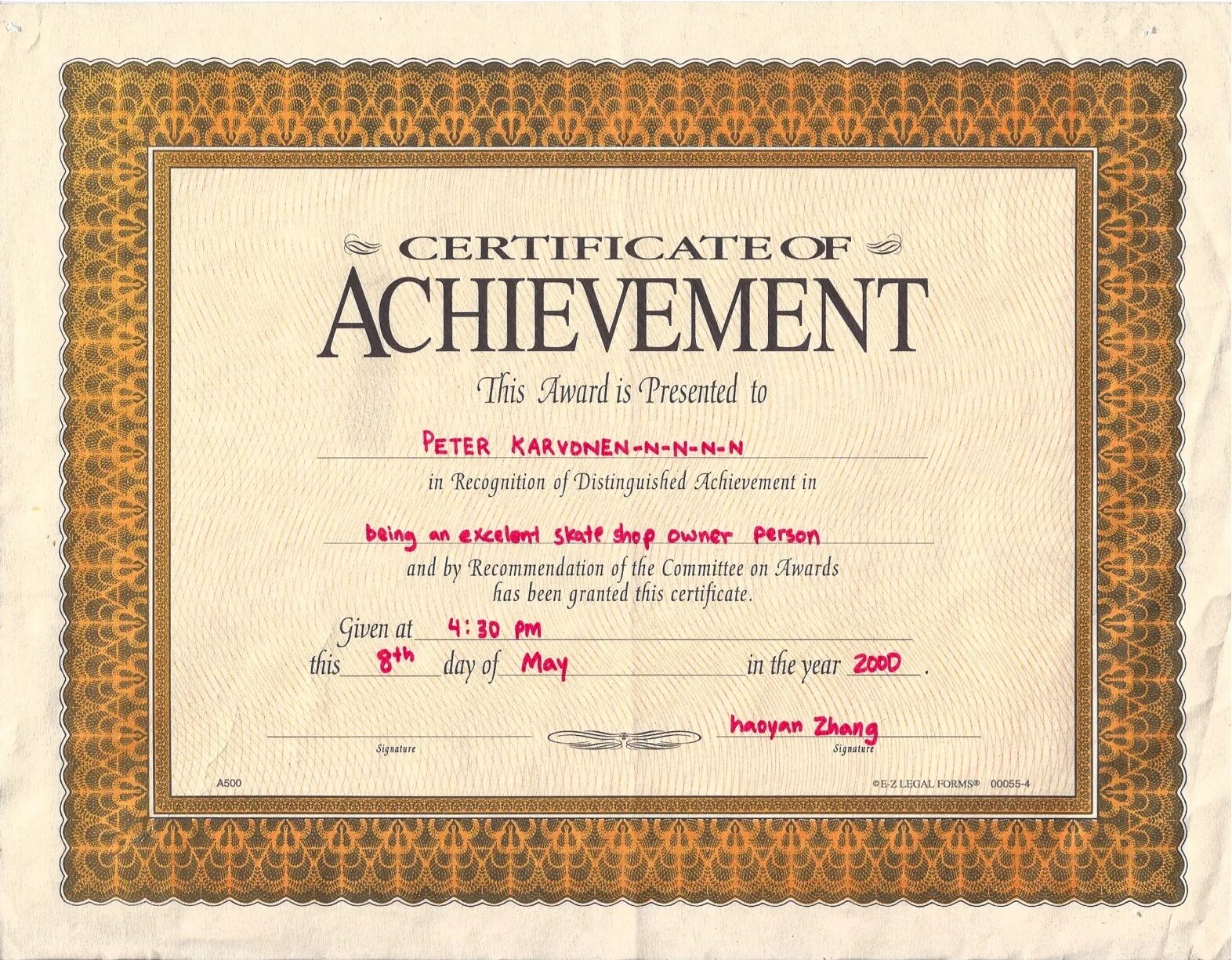 Certificate of achievement. Honorary Certificate. Award Certificate. Certificate of achievement шаблон.